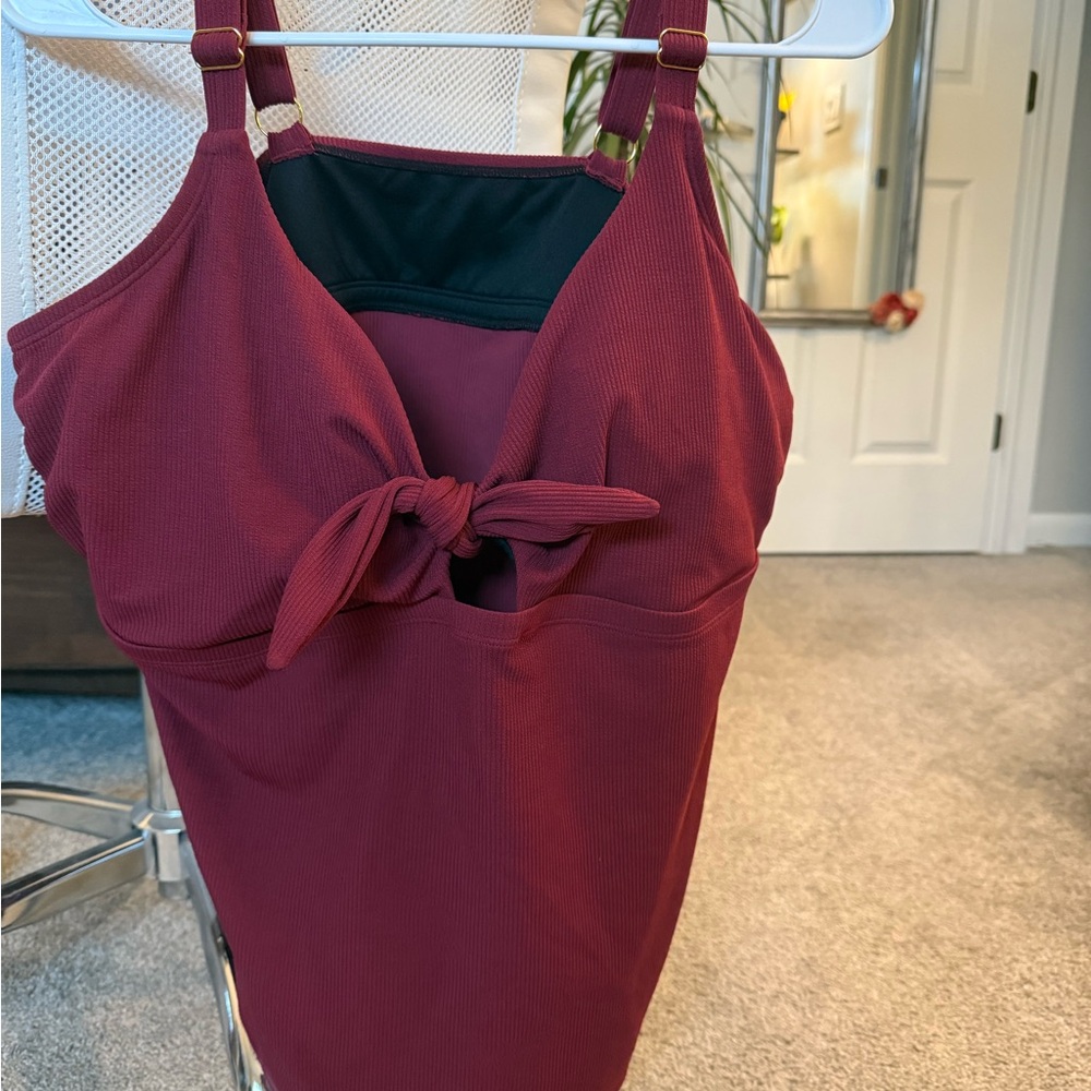 Elegant Burgundy Bikini